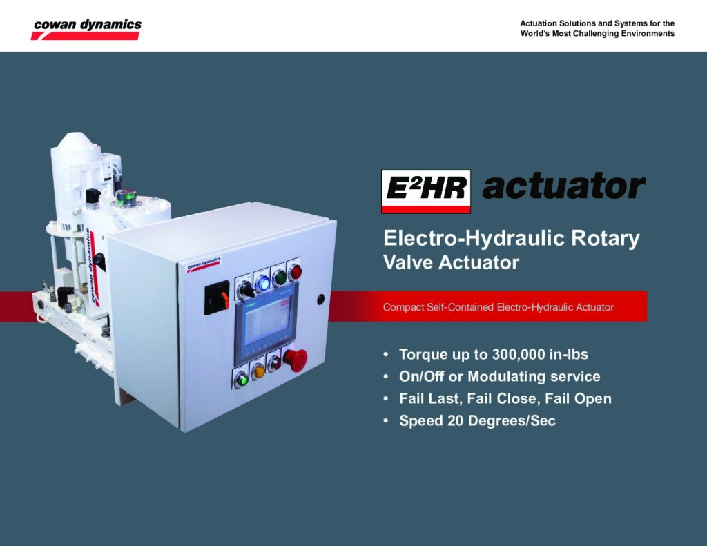 thumbnail of E2HR Series | Electro-hydraulic Rotary Actuator