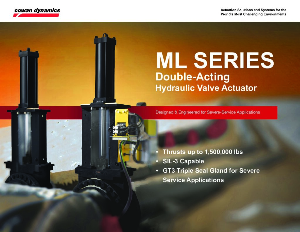 thumbnail of ML Series | Double-Acting Hydraulic Valve Actuator