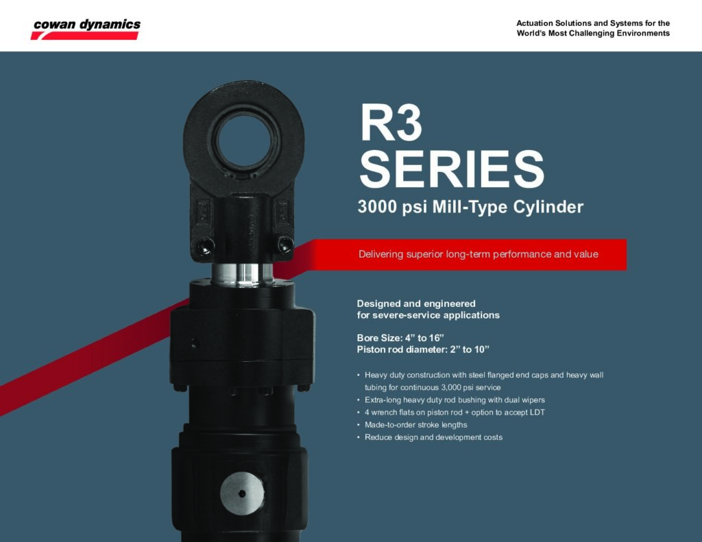 thumbnail of R3 Series | Hydraulic Mill-Type Cylinder: 3000 PSI