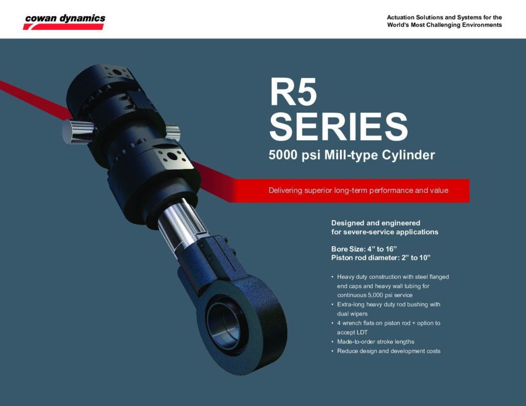 thumbnail of R5 Series | Hydraulic Mill-Type Cylinder: 5000 PSI