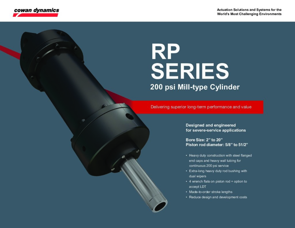 thumbnail of RP Series | Pneumatic Mill-Type Cylinder