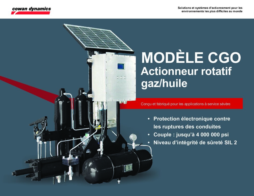 thumbnail of MODÈLE CGO – Actionneur rotatif gaz/huile