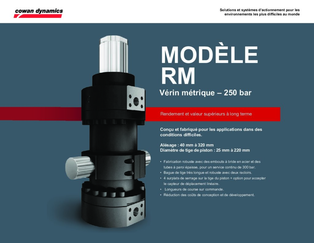 thumbnail of MODÈLE RM – Vérin métrique – 250 bar