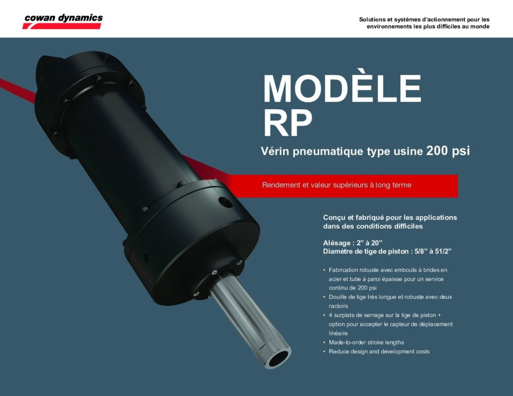 thumbnail of MODÈLE RP – Vérin pneumatique type usine 200 psi